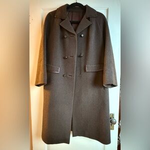 Vintage Town and Country wool overcoat